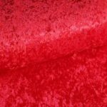 Velours de panne rood