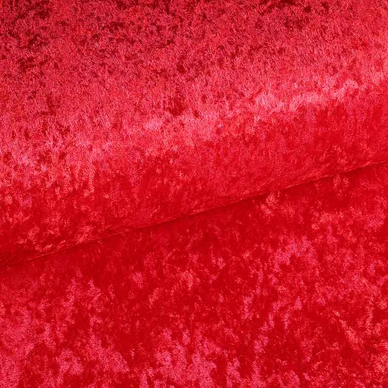 Velours de panne rot