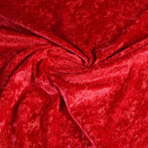 Velours de panne rot