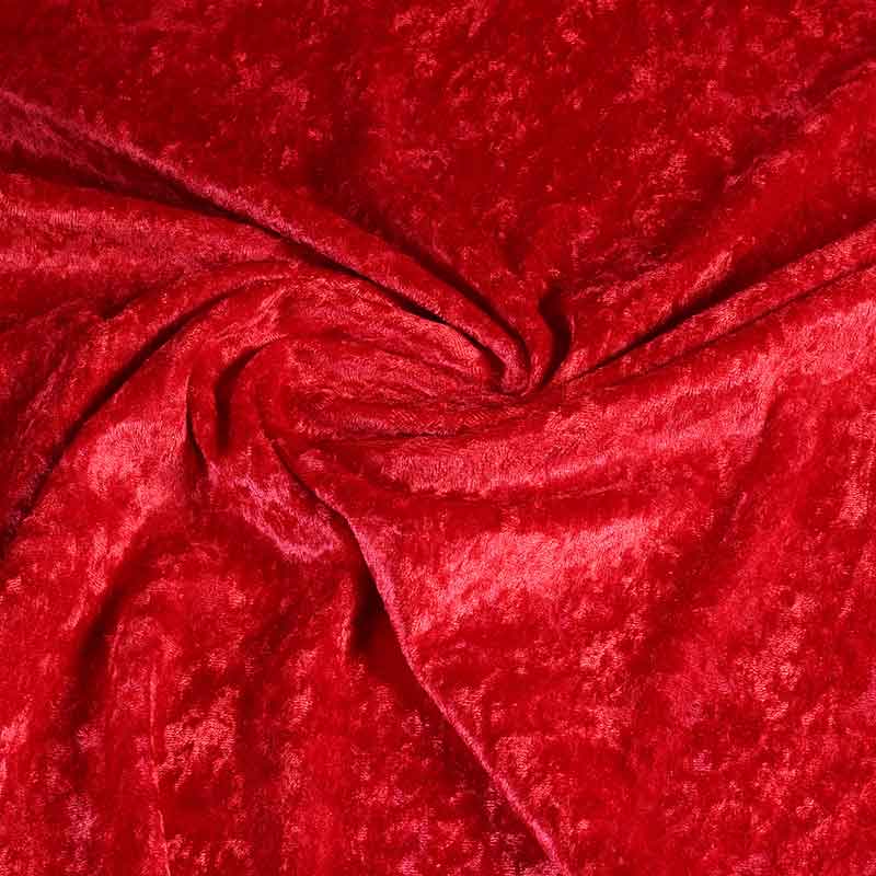 Velours de panne rot