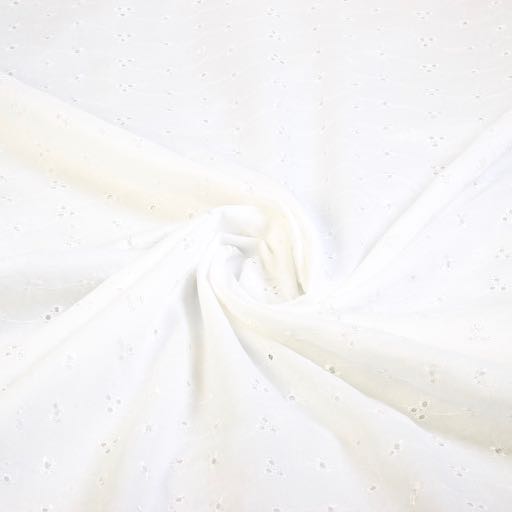 Broderie / Broderie Anglaise Eyelet Off-White