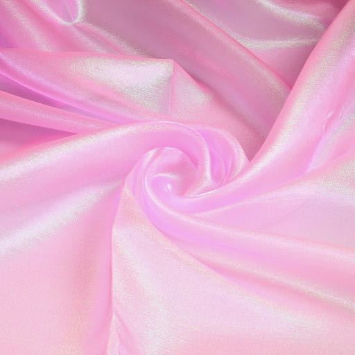 Fancy Organza Crepe Fluoro Pink