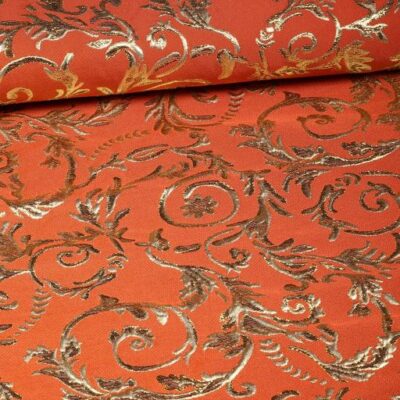 Barock-Jacquard orange/gold