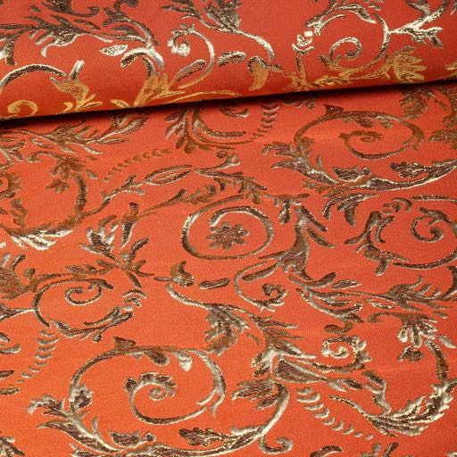 Barock-Jacquard orange/gold
