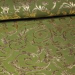 Barok Jacquard groen/goud