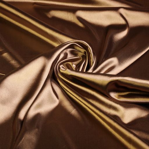 Silky Satin Stretch Camel