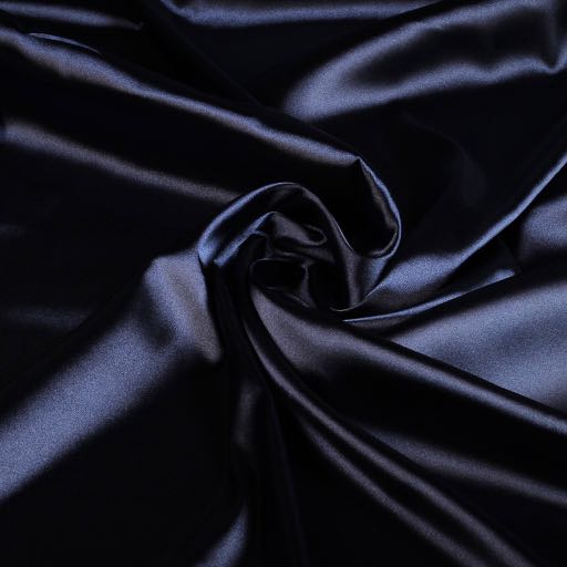 Silky Satin Stretch Dunkelblau