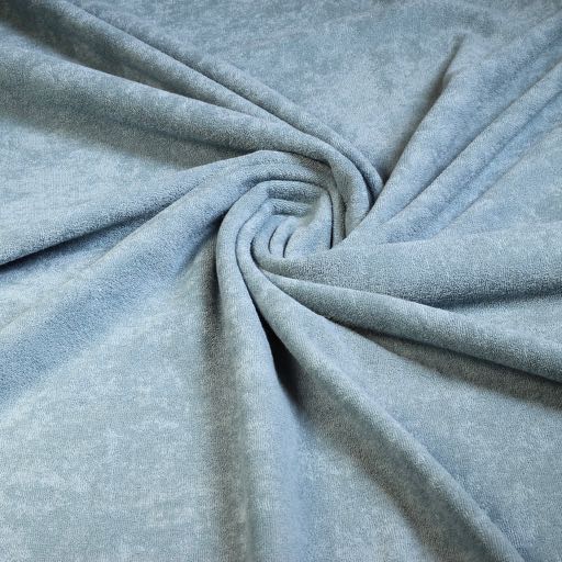 Stretch-Frottee Vintage Blue