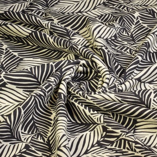 Bedruckter Leinen-Viskose Blumenprint 6