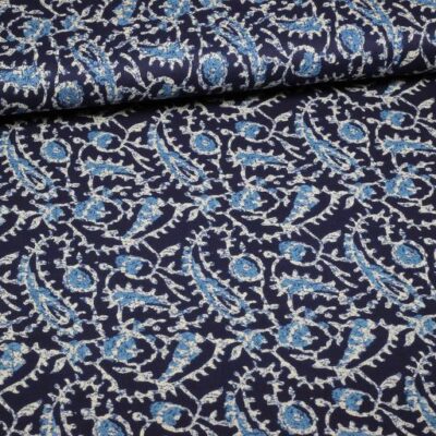 Baumwollvoile Batik Paisley