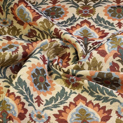 Gobelin Stoff Vintage Blumen