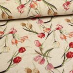 Gobelin Stoff Tulpen
