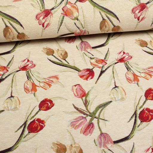 Gobelin Stoff Tulpen