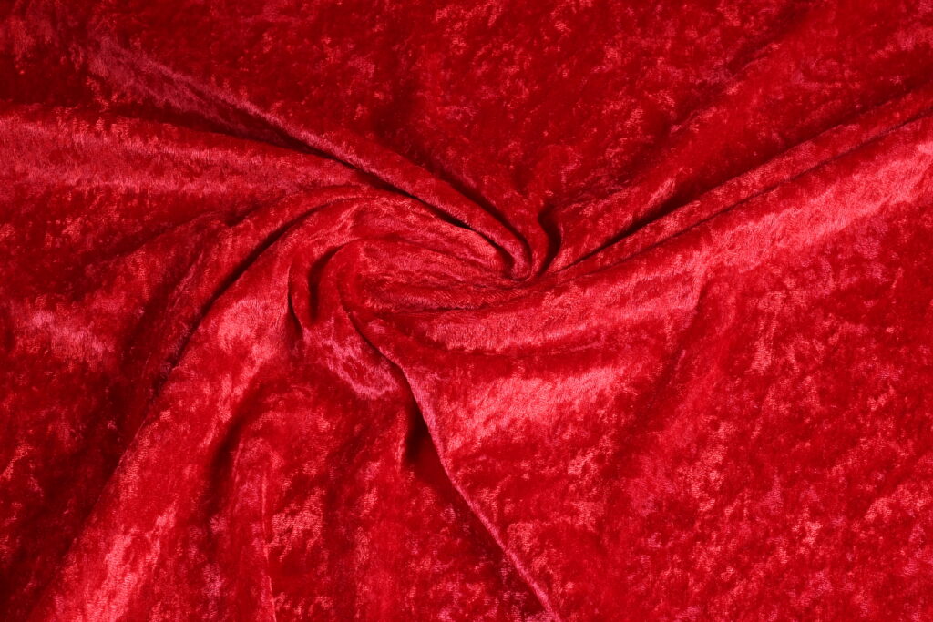 Panne-Samt Rot 2