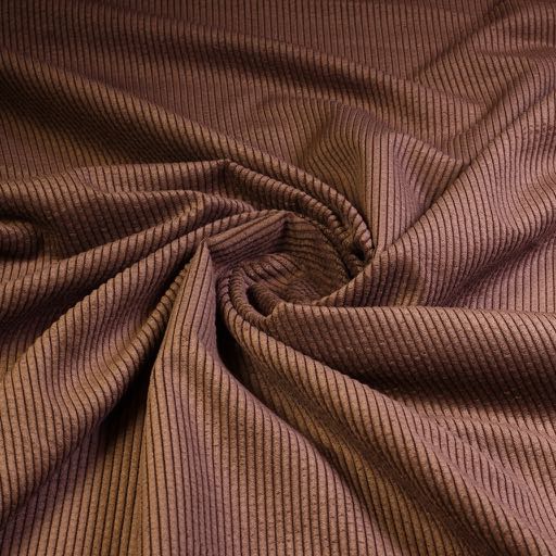 Corduroy Stoff braun