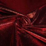 Metallic Folie Party Stoff Rot