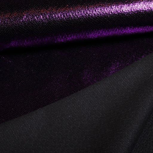 Metallic Folie Party Stoff Lila