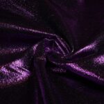 Metallic Folie Party Stoff Lila
