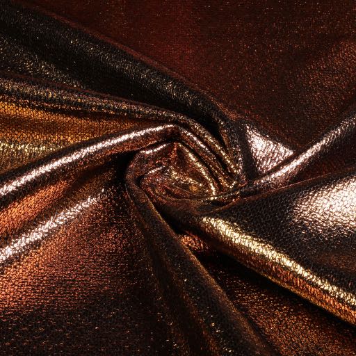 Metallic Folie Party Stoff Bronze