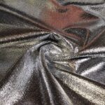 Metallic Folie Party Stoff Silber