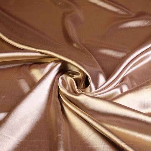 Silky Satin Stretch Kamel 2