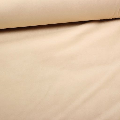 Stretch Veloursleder Stoff beige / ecru
