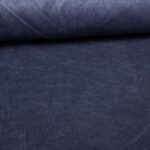 11-Rippen-Cordsamt Stretch Dunkel-Jeans