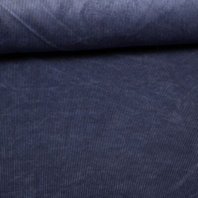 11-Rippen-Cordsamt Stretch Dunkel-Jeans