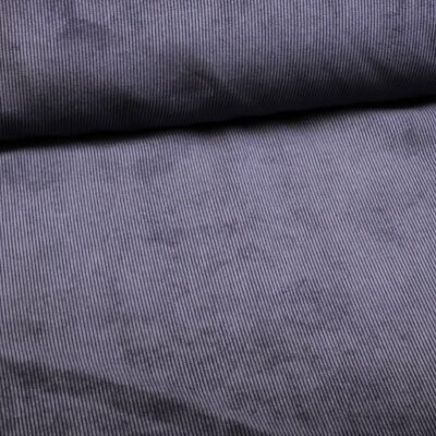 11-Cord Cordsamt Stretch Blau