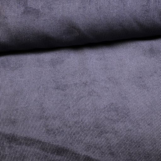 11-Cord Cordsamt Stretch Blau
