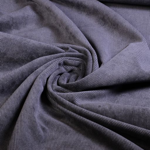 11-Cord Cordsamt Stretch Blau