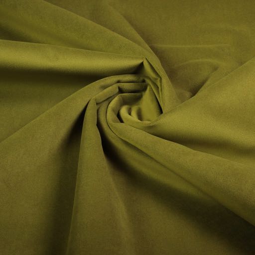 Samt / Velvet Möbelstoff Olive